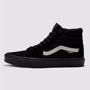 Vans Pop Cush Black Suede Sk8-Hi Shoes (11.5 Men)